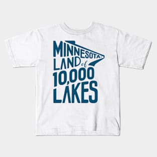 Minnesota Land of 10,000 Lakes Kids T-Shirt